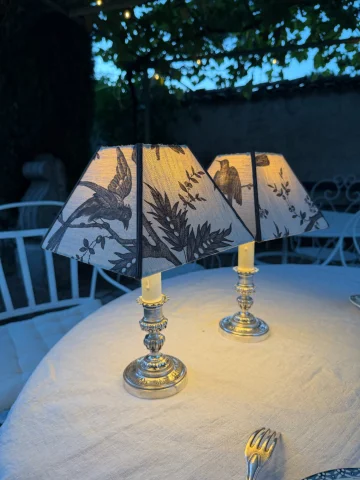 Pair of wireless table lamps, Height 32.5 cm — Very good condition