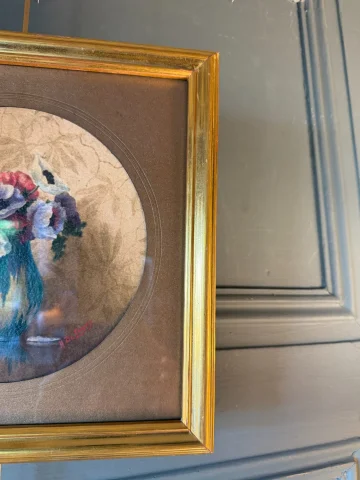 Anemonenstrauß, Gouache — Sehr guter Zustand