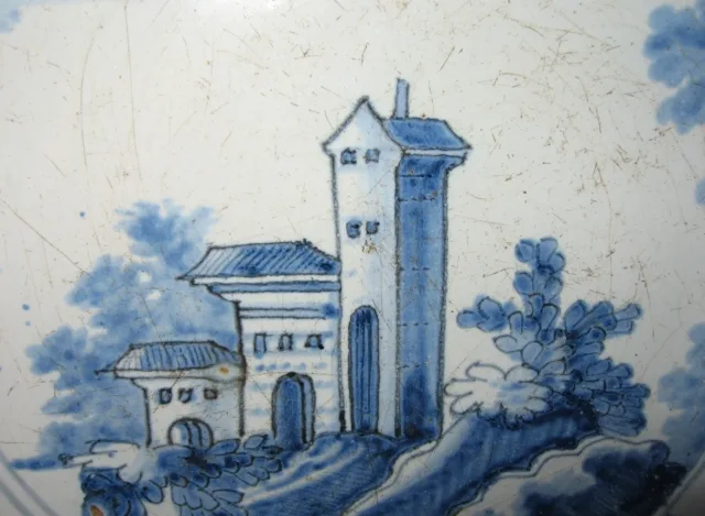 Assiette enfaïencede Nevers XVIIesiècle
