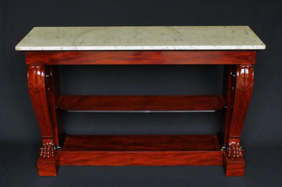 FRENCH EMPIRE PERIOD CONSOLE TABLE