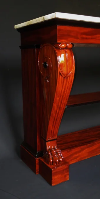 FRENCH EMPIRE PERIOD CONSOLE TABLE