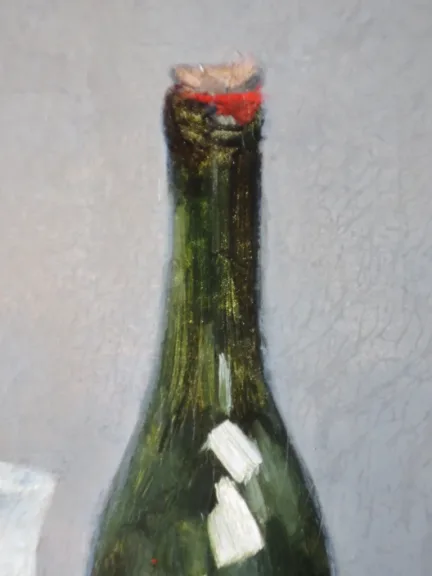 OLIE OP CANVAS ONDERTEKEND MORO