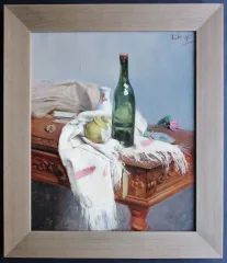 OLIE OP CANVAS ONDERTEKEND MORO