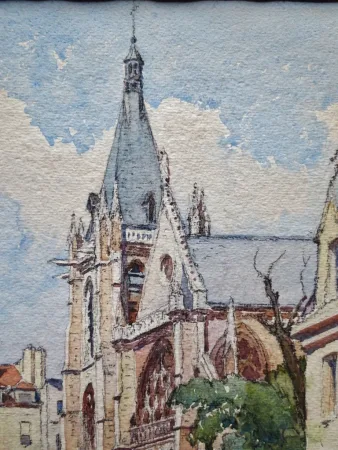 Rues de Paris, Aquarelles.