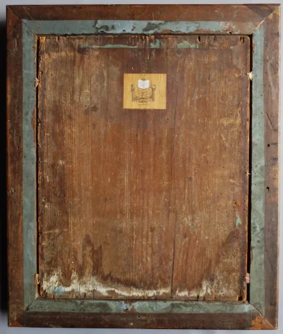 PANEL DE MARQUETERIA QUE REPRESENTA LA ANUNCIACION
