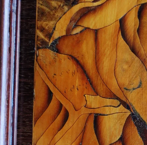 PANEL DE MARQUETERIA QUE REPRESENTA LA ANUNCIACION