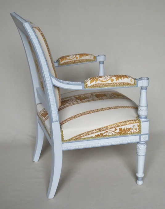 PAIR OF DIRECTOIRE PERIOD ARMCHAIRS.