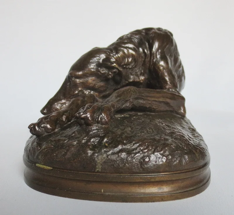BRONZE GREYHOUND signed Gayrard.