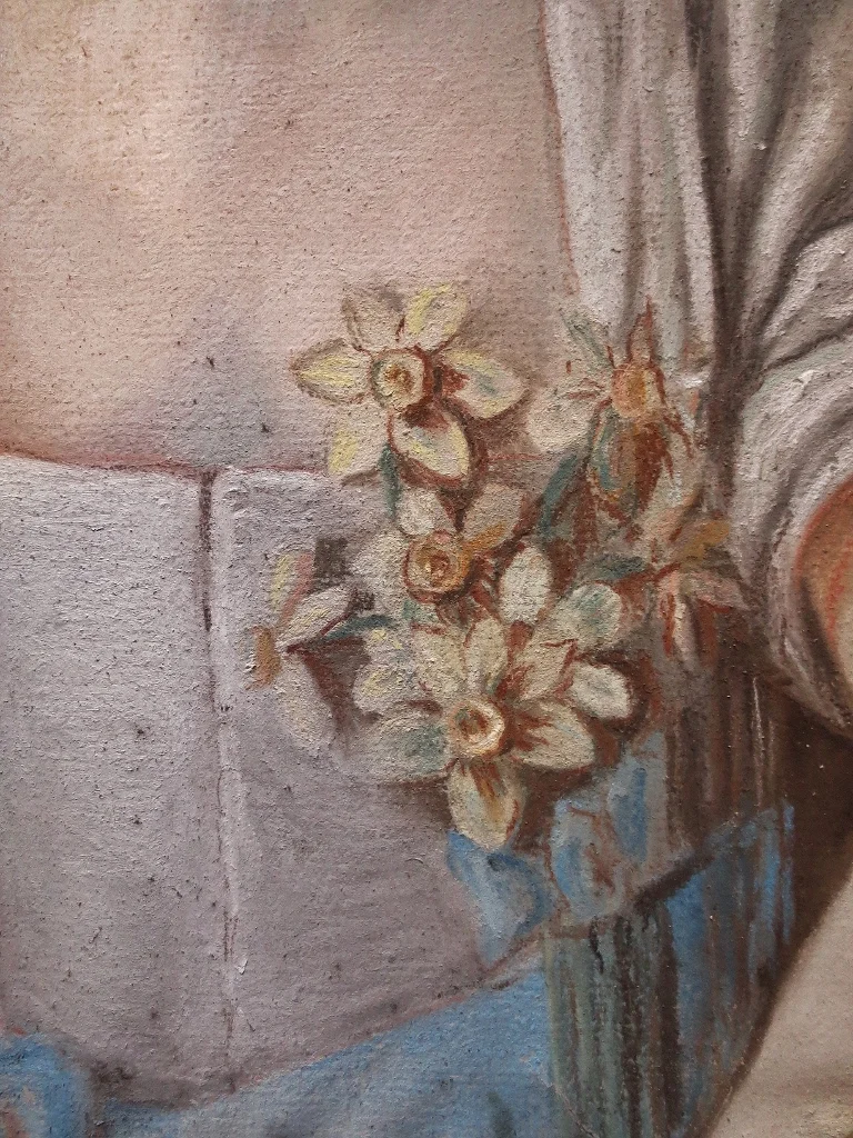 LOUIS XV PERIODO PASTEL RETRATO