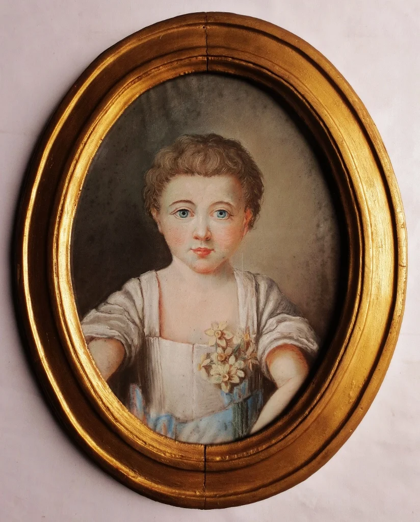 LOUIS XV PERIODO PASTEL RETRATO