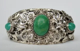 19th CENTURY SILVER BRACELET