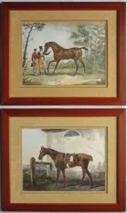 Paire de gravures de Jazet d'aprés Carle Vernet.