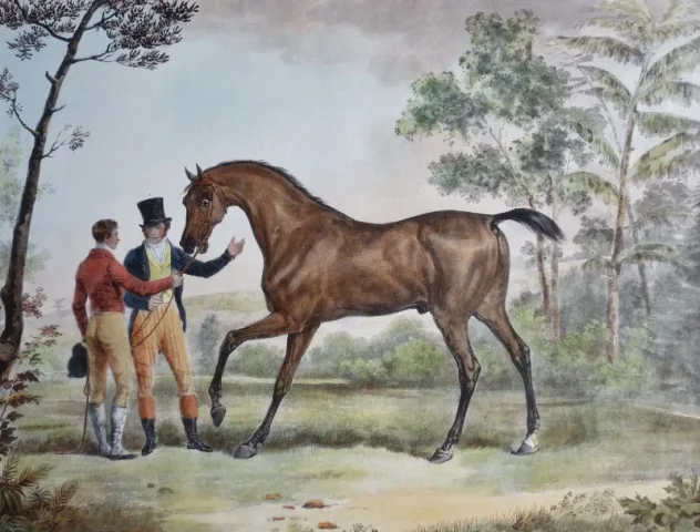 Paire de gravures de Jazet d'aprés Carle Vernet.