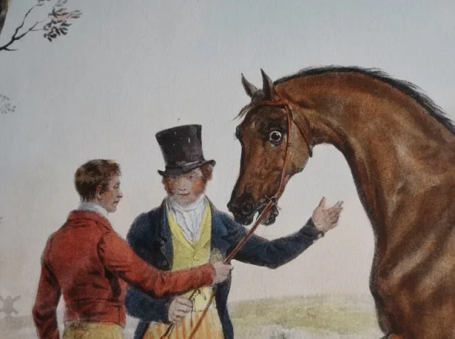 Paire de gravures de Jazet d'aprés Carle Vernet.