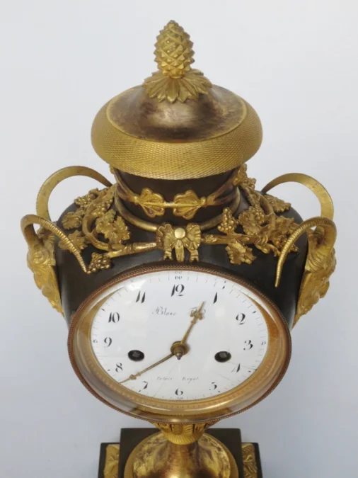 FRENCH EMPIRE PERIOD CLOCK