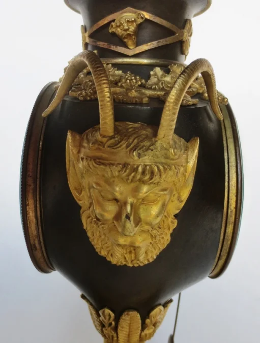FRENCH EMPIRE PERIOD CLOCK