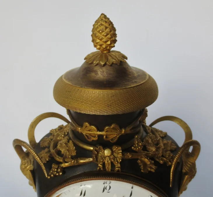 FRENCH EMPIRE PERIOD CLOCK