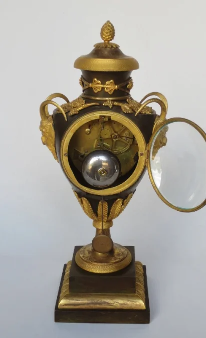 FRENCH EMPIRE PERIOD CLOCK