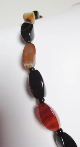 Collier en agate