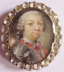 LOUIS XV ZEITRAUM MINIATURPORTRAIT