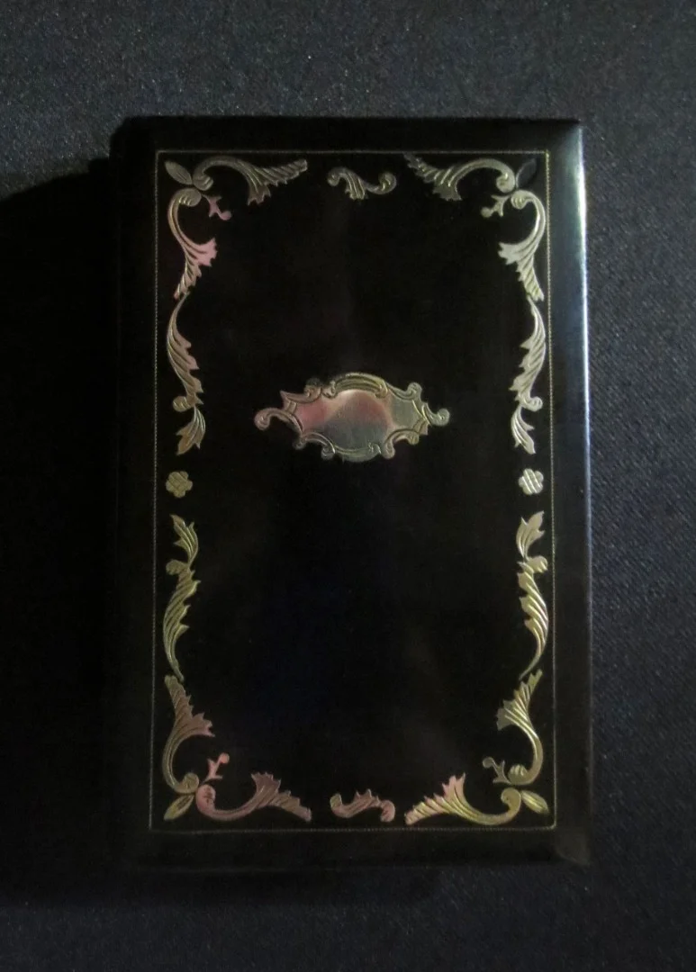 NAPOLEON III PERIOD DANCE CARD
