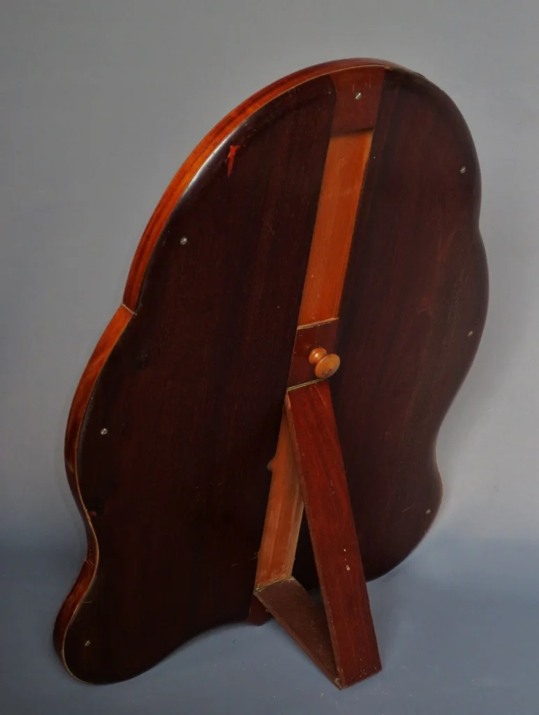 Miroir à poser en bois de rose.