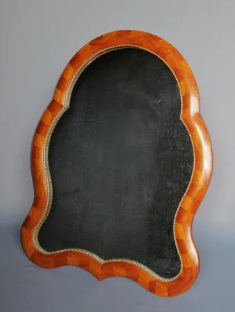 Miroir à poser en bois de rose.