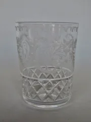 Verre en cristal taillé XIXe siècle