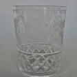 Verre en cristal taillé XIXe siècle