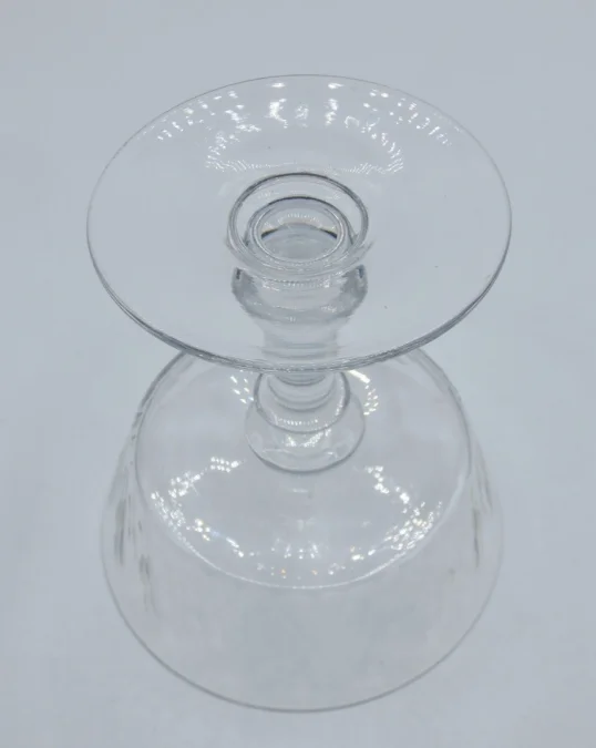 Coupes à champagne, cristal, fin XIXe siècle.