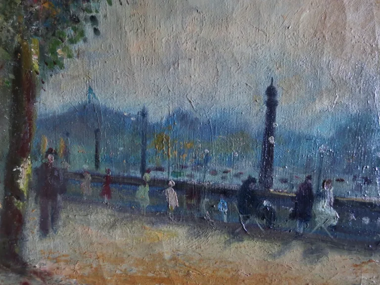 ÖL AUF LEINWAND signiert C. GASPARINI