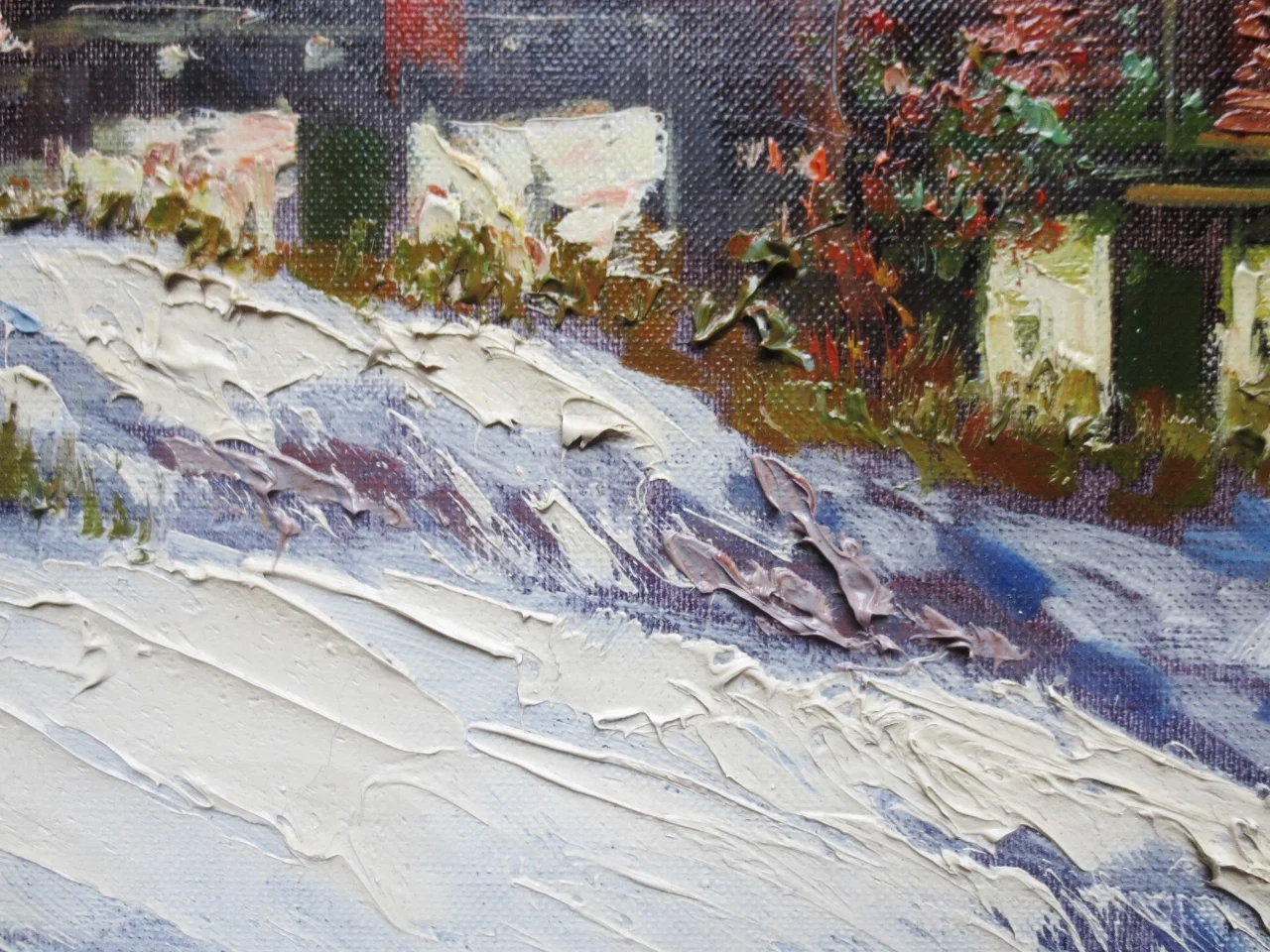 Paysage des Alpes, signé De Biasy.