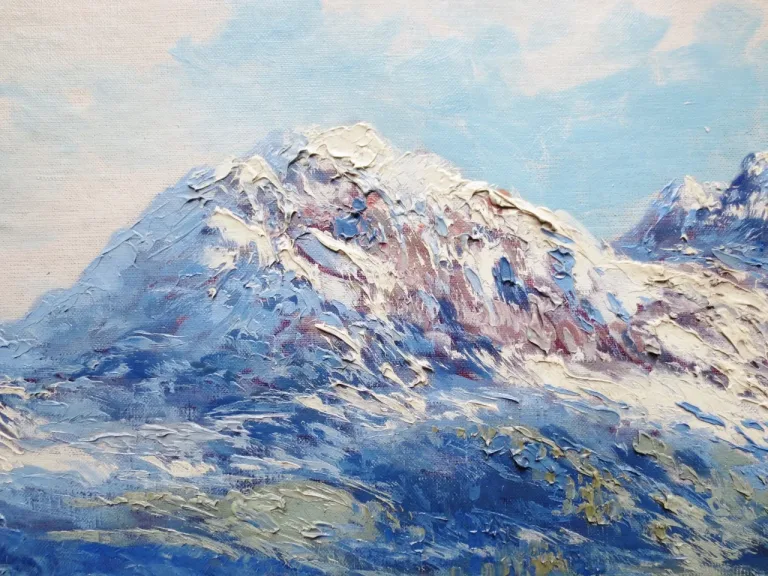 LANDSCHAP gesigneerd De Biasy.