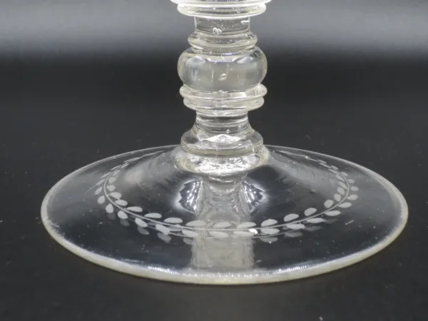 Verre de bohème, XVIIIe siècle.
