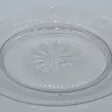 Assiettes, cristal gravés, XIXe siècle.