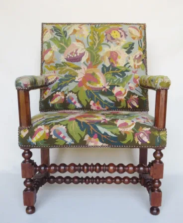 Chaise à bras, XVIIe siècle.