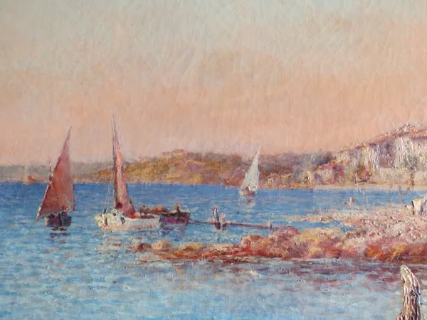 Vue de la côte à Bandol.