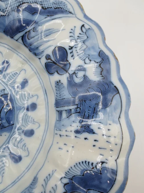 LONDONER FAIENCE-TELLER AUS DEM 17. JAHRHUNDERT