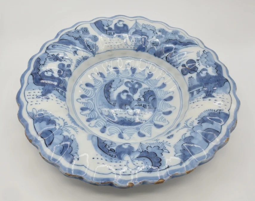 LONDONER FAIENCE-TELLER AUS DEM 17. JAHRHUNDERT