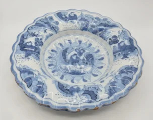 LONDONER FAIENCE-TELLER AUS DEM 17. JAHRHUNDERT