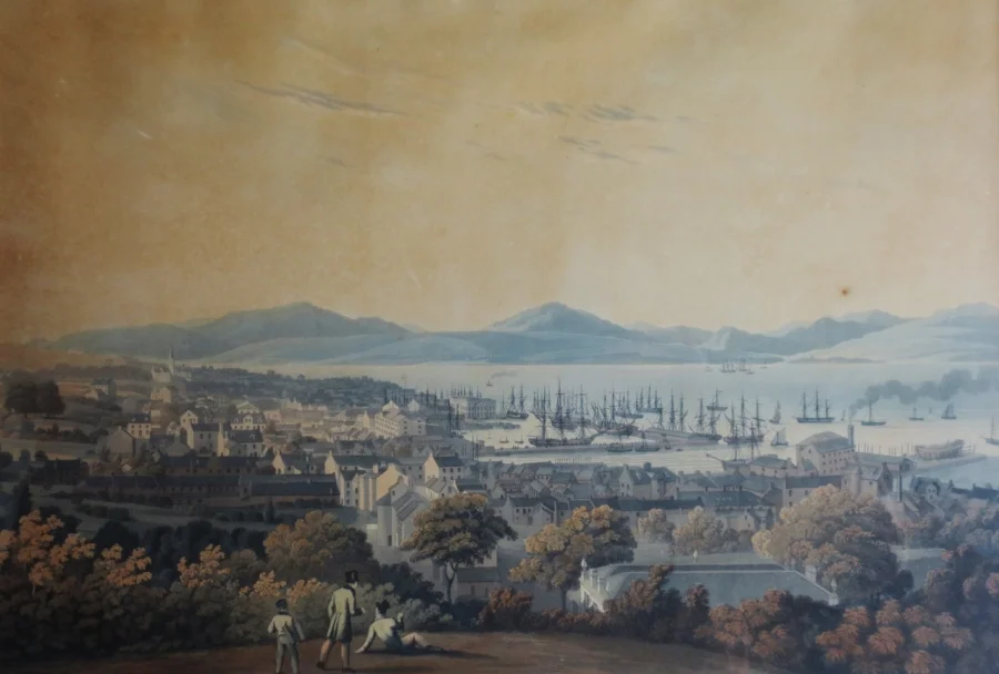 PRINTS OF EDINBURGH and GREENOCK