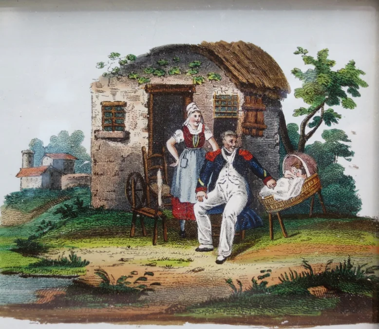 RÜCKSEITE GLASMALEREI