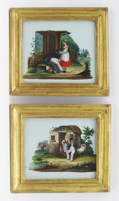 RÜCKSEITE GLASMALEREI
