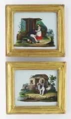 REVERSE GLASS PAINTINGS