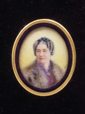 Miniature début XXe siècle.