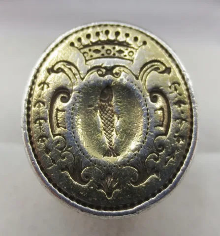 Cachet en argent, XVIIIe siècle