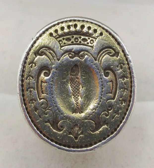 Cachet en argent, XVIIIe siècle