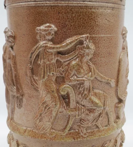 Pot ou bouteille en grès du Beauvaisis.