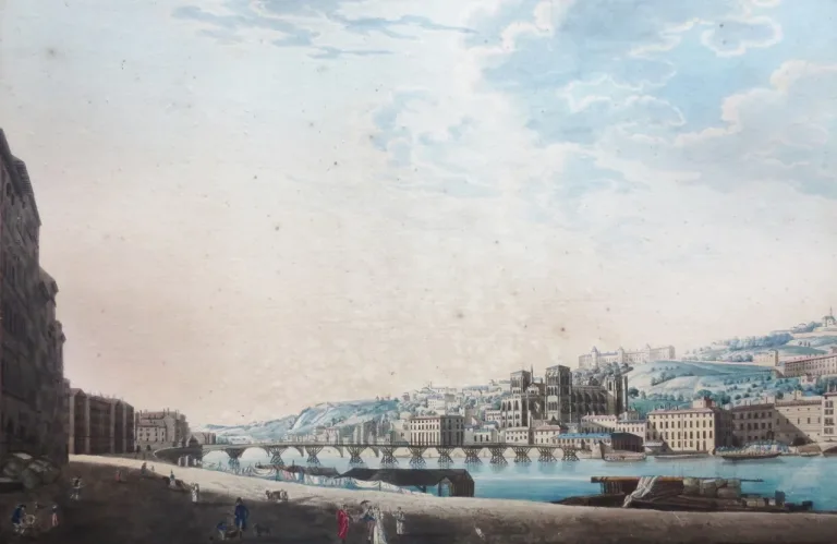 ANSICHTEN VON LYON AUS DEM FRÜHEN 19. JAHRHUNDERT