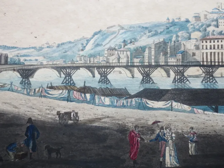ANSICHTEN VON LYON AUS DEM FRÜHEN 19. JAHRHUNDERT